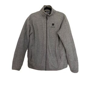 Ororo Gorpcore Heated Jacket Men's M Gray Techwear Outdoor Fleece Zip NO Battery